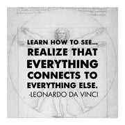 Learn How to See -Da Vinci Quote by Quote Master