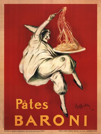 Pates Baroni, 1921 by Leonetto Cappiello