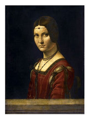 La Belle Ferroniere by Leonardo Da Vinci