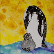 Penguins Under the Morning Sun by Natalie Talocci