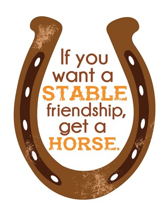 Horseshoe Quote 1 by Sports Mania
