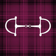 Horse Bit - Red Checkered by Sports Mania