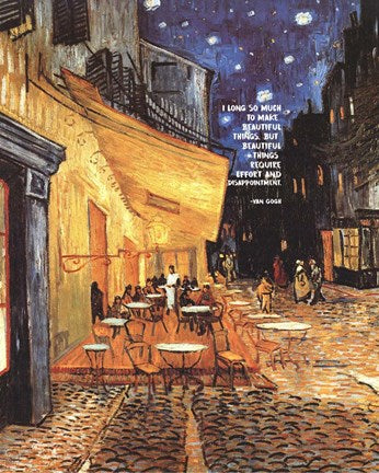 Beautiful Things - Van Gogh Quote 2 by Quote Master