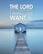 Psalm 23 The Lord is My Shepherd - Lake by Inspire Me