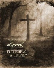 Jeremiah 29:11 For I know the Plans I have for You (Sepia Cross) by Inspire Me