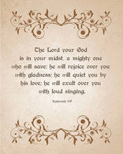 Zephaniah 3:17 The Lord Your God (Brown) by Inspire Me