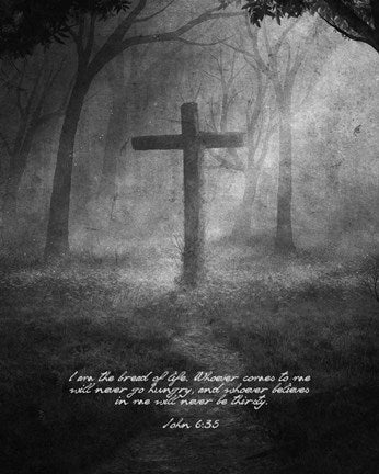 John 6:35 I am the Bread of Life (Cross) by Inspire Me