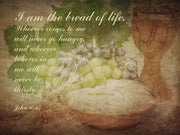 John 6:35 I am the Bread of Life (Grapes) by Inspire Me