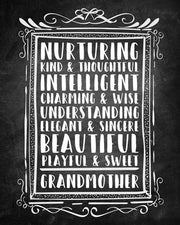 Grandma - Chalkboard by Color Me Happy