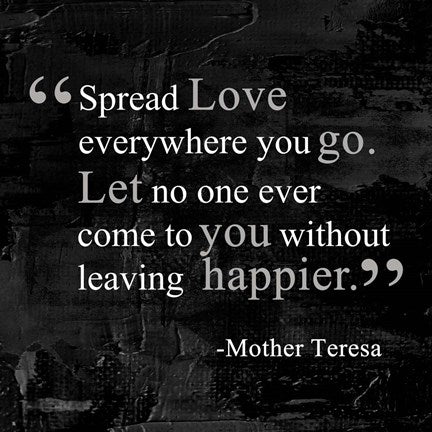 Spread Love by Quote Master