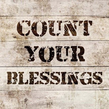 Count Your Blessings In Wood by Color Me Happy