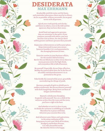 Decorative Desiderata by Quote Master