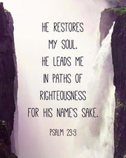 Psalm 23:3 by Inspire Me