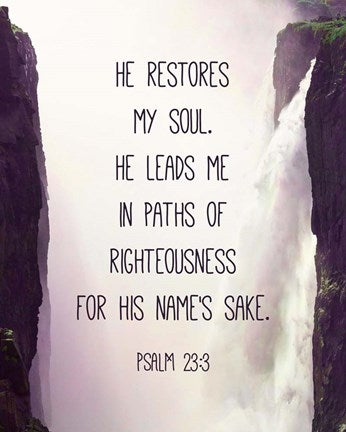 Psalm 23:3 by Inspire Me