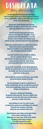 Rainbow Desiderata by Quote Master