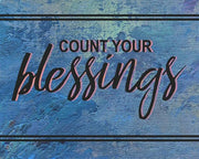 Count Your Blessing-Blue by Color Me Happy