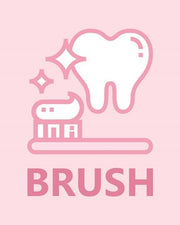 Girl's Bathroom Task-Brush by Color Me Happy
