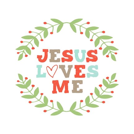 Jesus Loves Me-Garland by Inspire Me