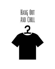 Hang Out And Chill - White by Color Me Happy