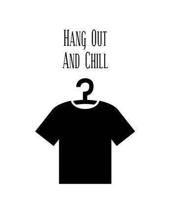 Hang Out And Chill - White by Color Me Happy
