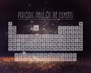 Periodic Table Gold Dust - Purple by Color Me Happy