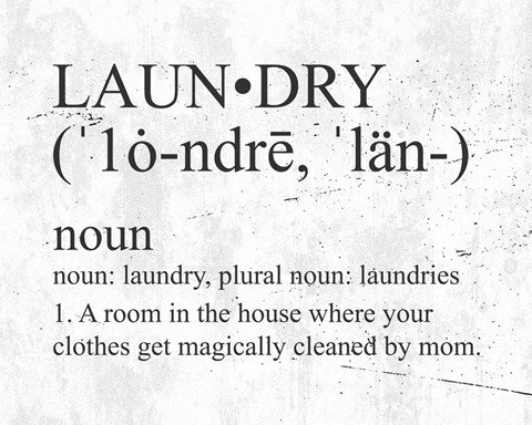 Laundry Definition by Color Me Happy
