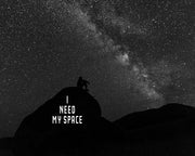 I Need My Space - Black and White by Color Me Happy