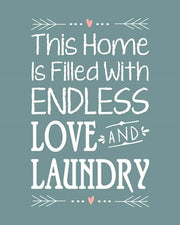 Endless Love and Laundry - Blue by Color Me Happy
