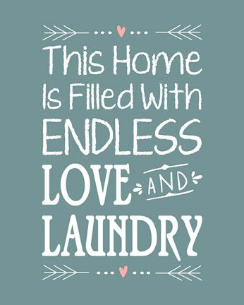 Endless Love and Laundry - Blue by Color Me Happy