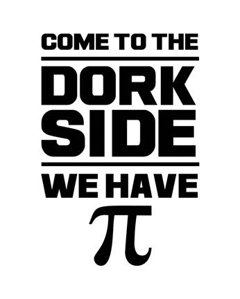 Come To The Dork Side White by Color Me Happy