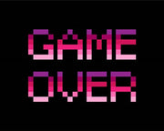 Game Over  - Purple by Color Me Happy