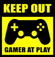 Keep Out Gamers At Play by Color Me Happy