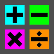Math Symbols Square - Colorful Boxes by Color Me Happy