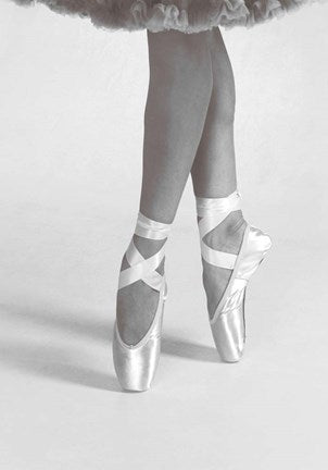 Dancing En Pointe Black and White by Color Me Happy