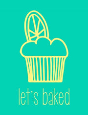 Let's Bake - Dessert IV Teal by Color Me Happy