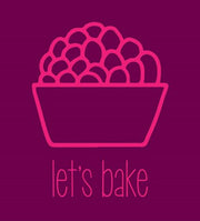 Let's Bake - Dessert II Magenta by Color Me Happy