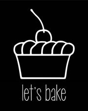 Let's Bake - Dessert I Black by Color Me Happy