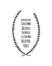 Dad Believed First -Daughter by Color Me Happy