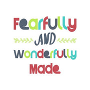 Fearfully and Wonderfully Made - Red and Blue by Color Me Happy