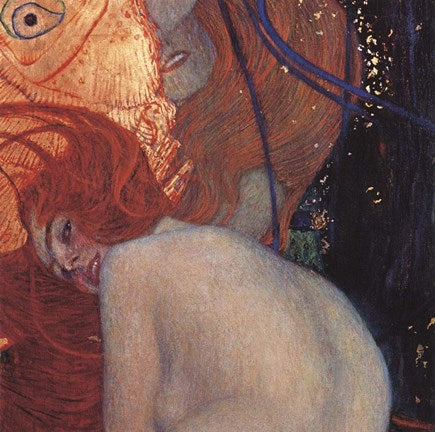Goldfish Detail by Gustav Klimt