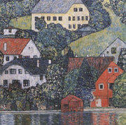 Houses at Unterach on the Attersee by Gustav Klimt