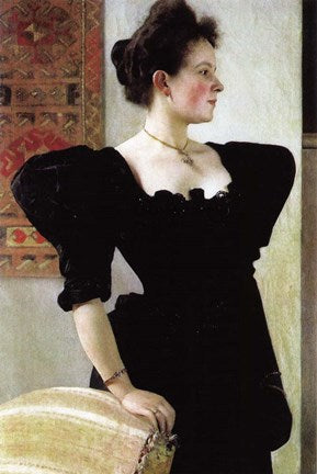 Portrait of Marie Breunig by Gustav Klimt