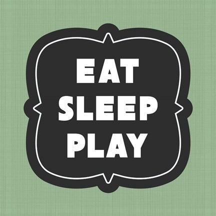 Eat Sleep Play Football - Green Part II by Sports Mania