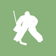 Hockey Player Silhouette - Part II by Sports Mania