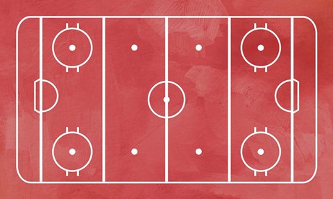 Ice Hockey Rink Red Paint by Sports Mania