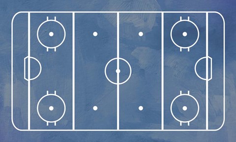 Ice Hockey Rink Blue Paint by Sports Mania