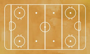 Ice Hockey Rink Yellow Paint by Sports Mania
