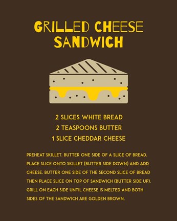 Grilled Cheese Sandwich Recipe Brown by Color Me Happy