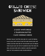 Grilled Cheese Sandwich Recipe Black by Color Me Happy