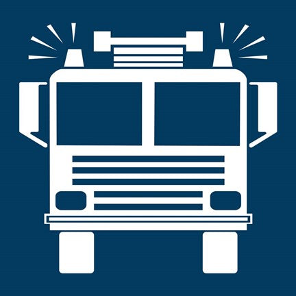 Front View Trucks Set I - Blue by Color Me Happy